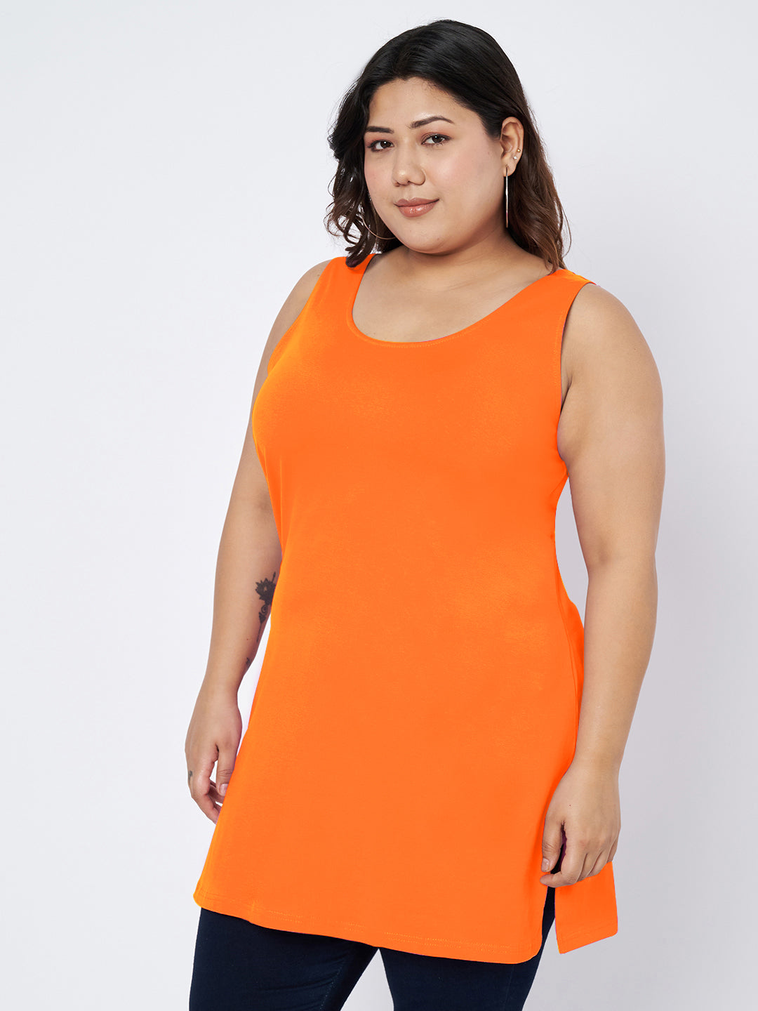 Plus Size Cotton Slip