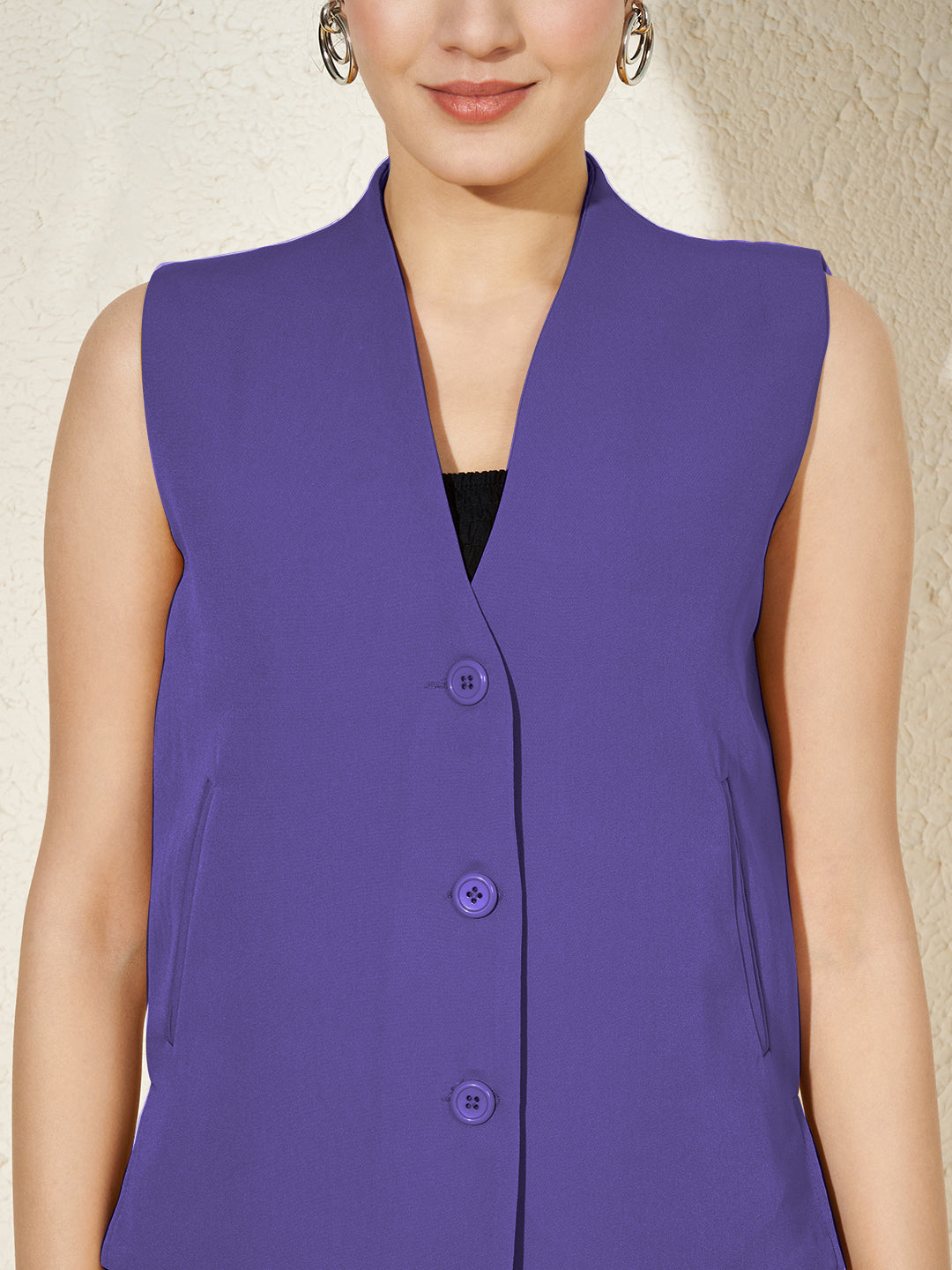V Neck Waistcoat