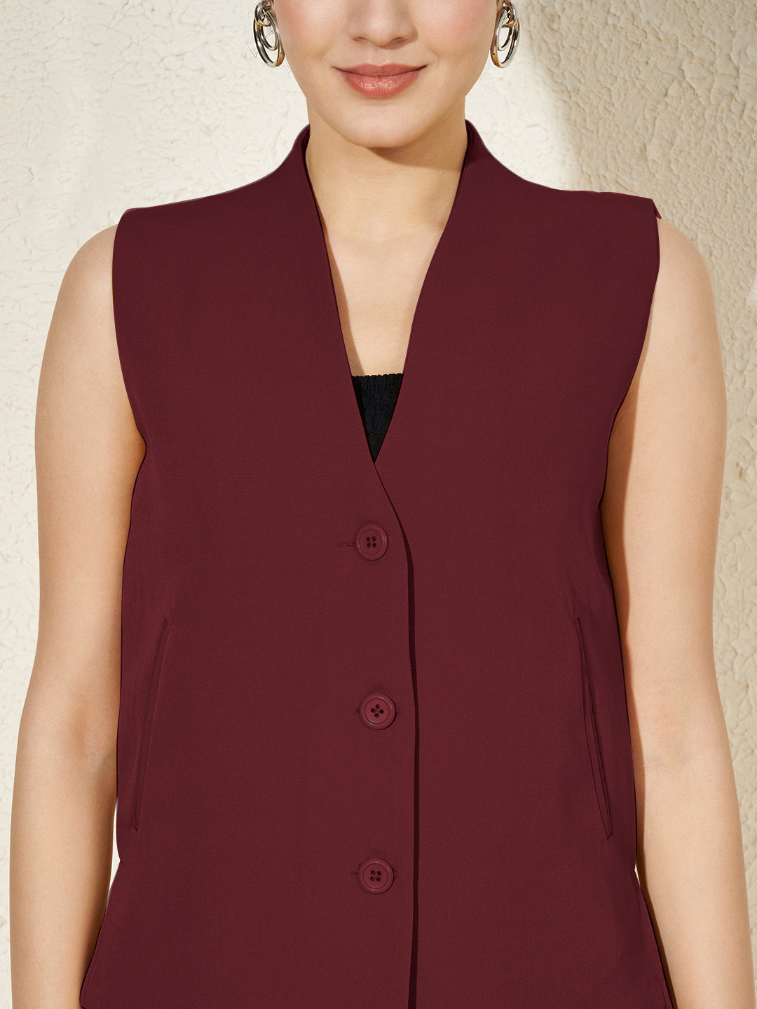V Neck Waistcoat