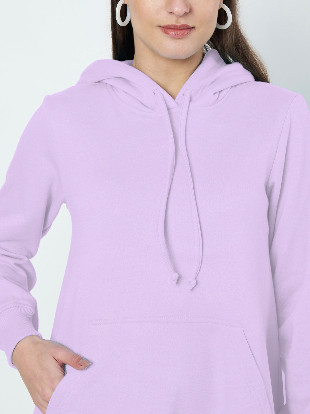 Hooded A-Line Midi Dress