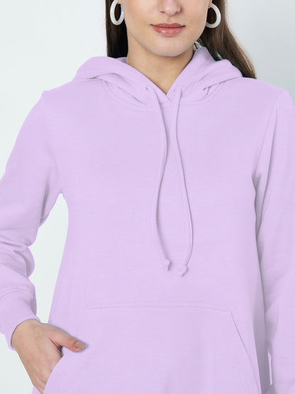 Hooded A-Line Midi Dress