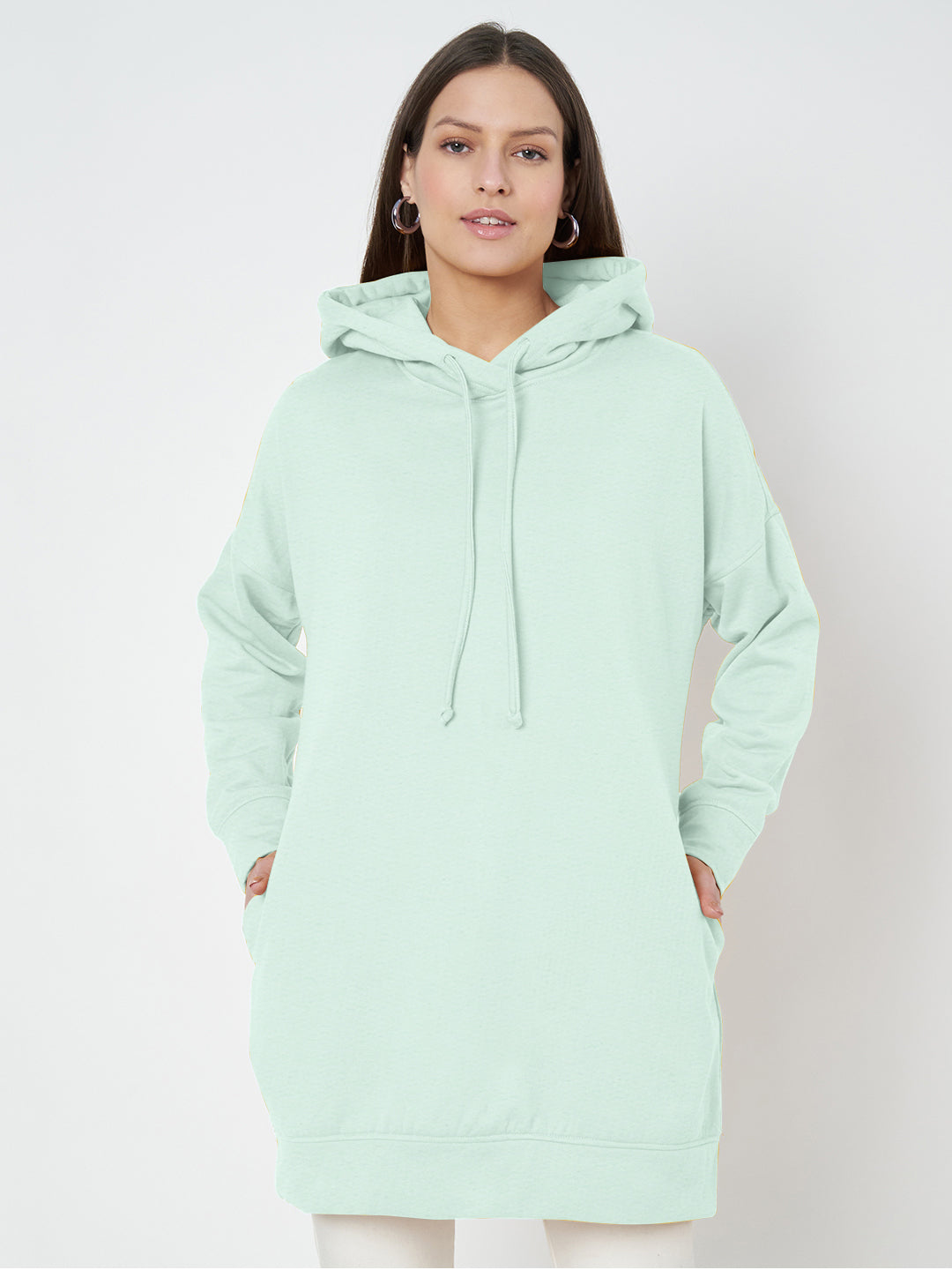 Hooded Longline Sweatshirt