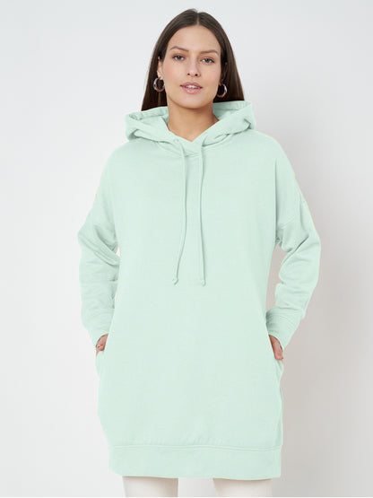 Hooded Longline Sweatshirt
