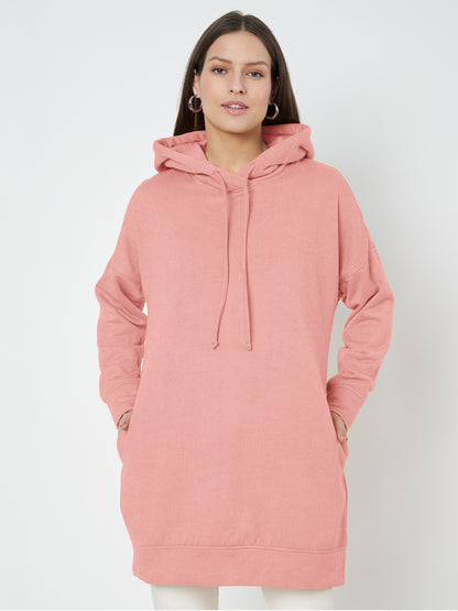 Hooded Longline Sweatshirt