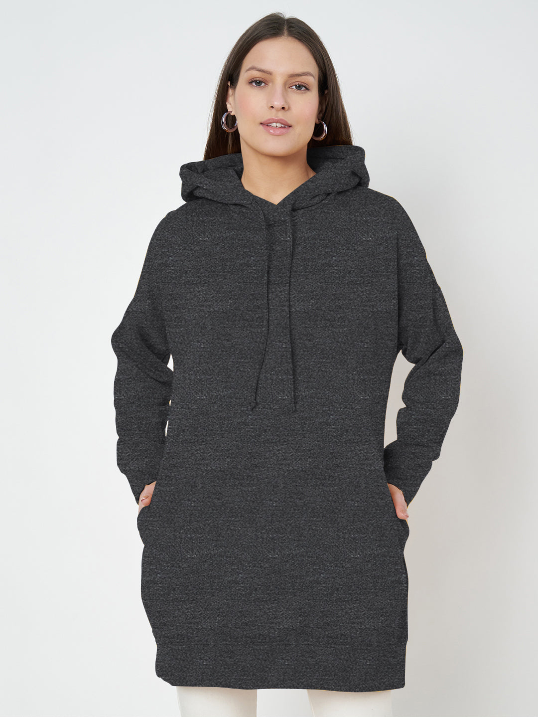 Hooded Longline Sweatshirt