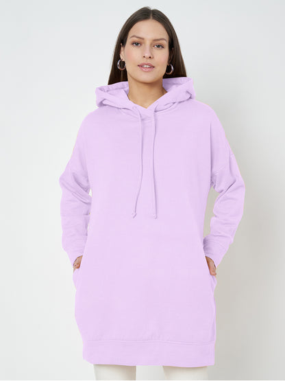 Hooded Longline Sweatshirt