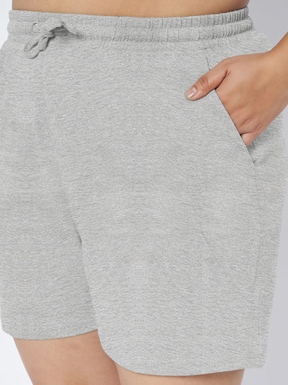 Plus Size Cotton Shorts