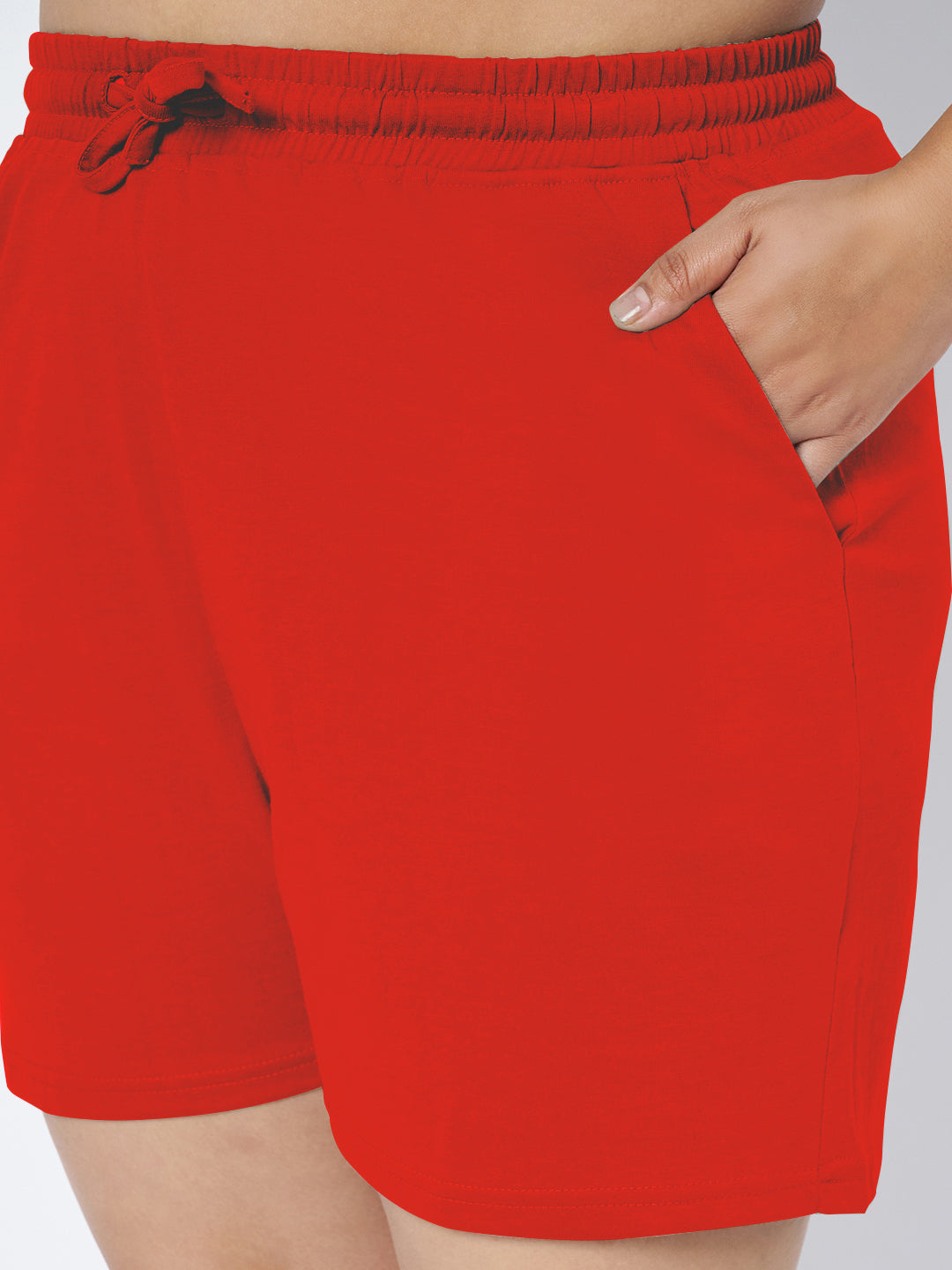 Plus Size Cotton Shorts