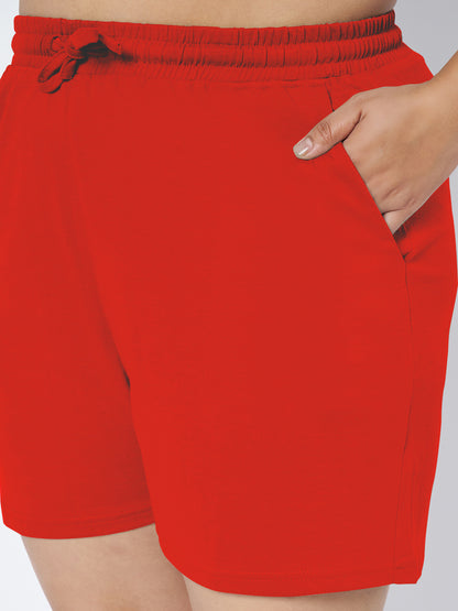 Plus Size Cotton Shorts