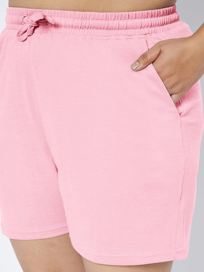 Plus Size Cotton Shorts