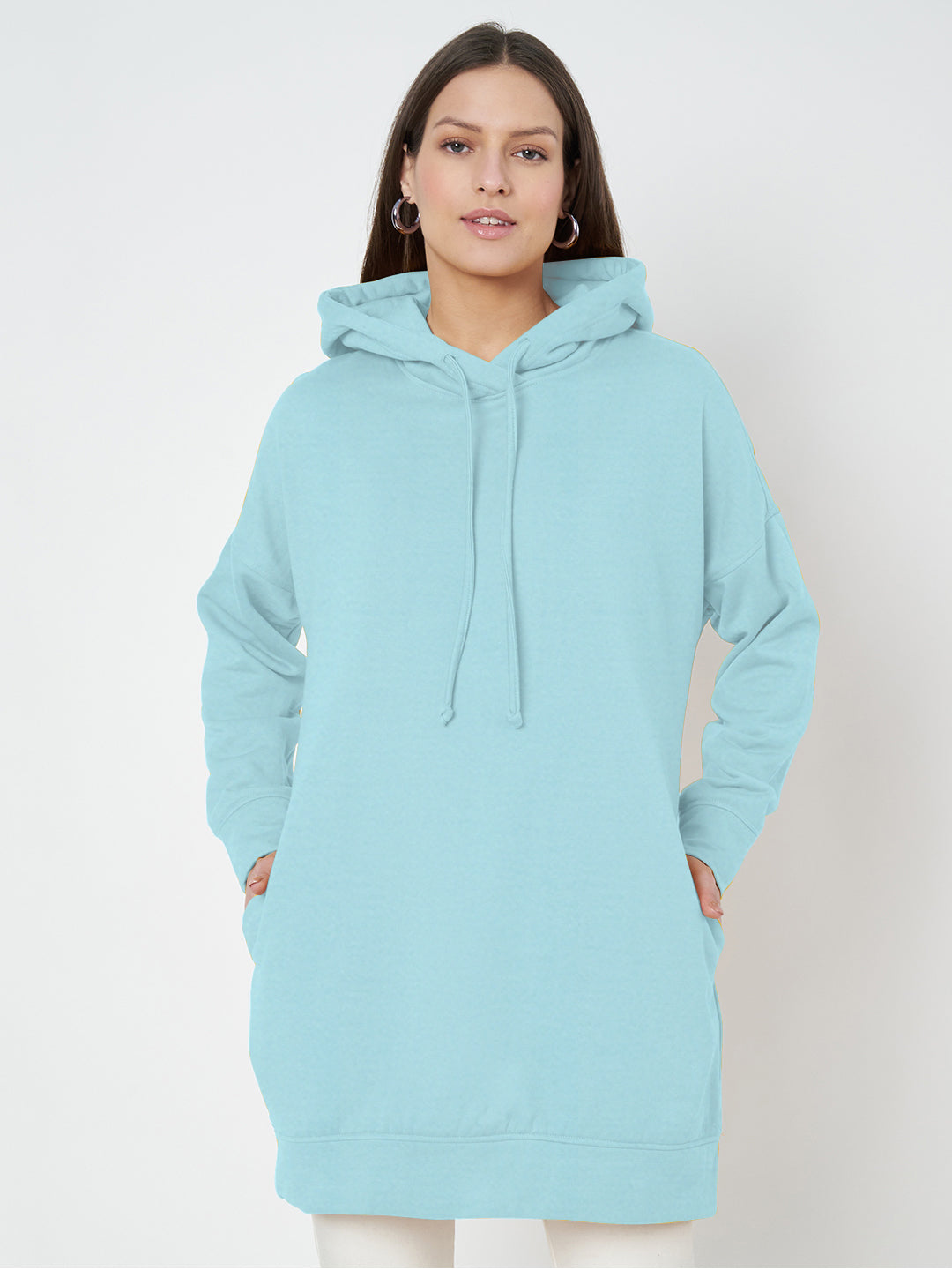 Hooded Longline Sweatshirt