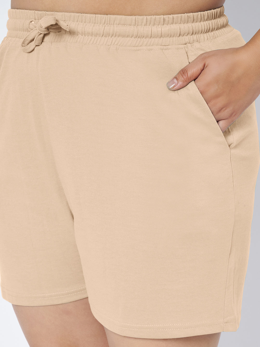 Plus Size Cotton Shorts