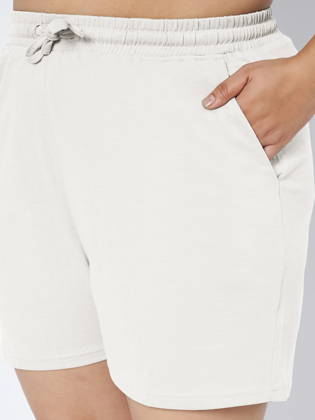 Plus Size Cotton Shorts