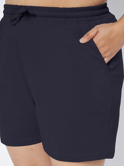 Plus Size Cotton Shorts