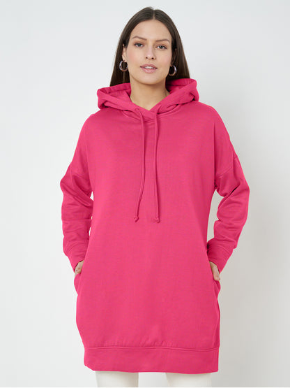 Hooded Longline Sweatshirt