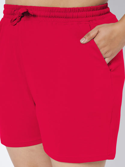Plus Size Cotton Shorts