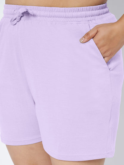 Plus Size Cotton Shorts