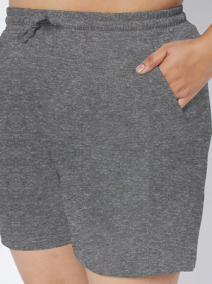 Plus Size Cotton Shorts