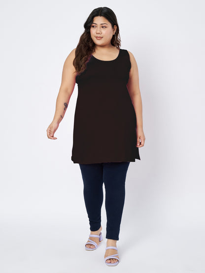 Plus Size Cotton Slip