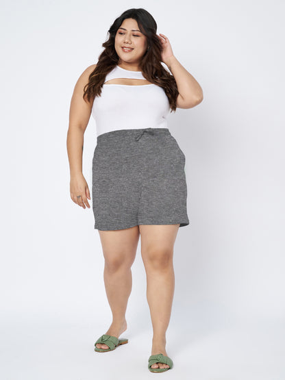 Plus Size Cotton Shorts