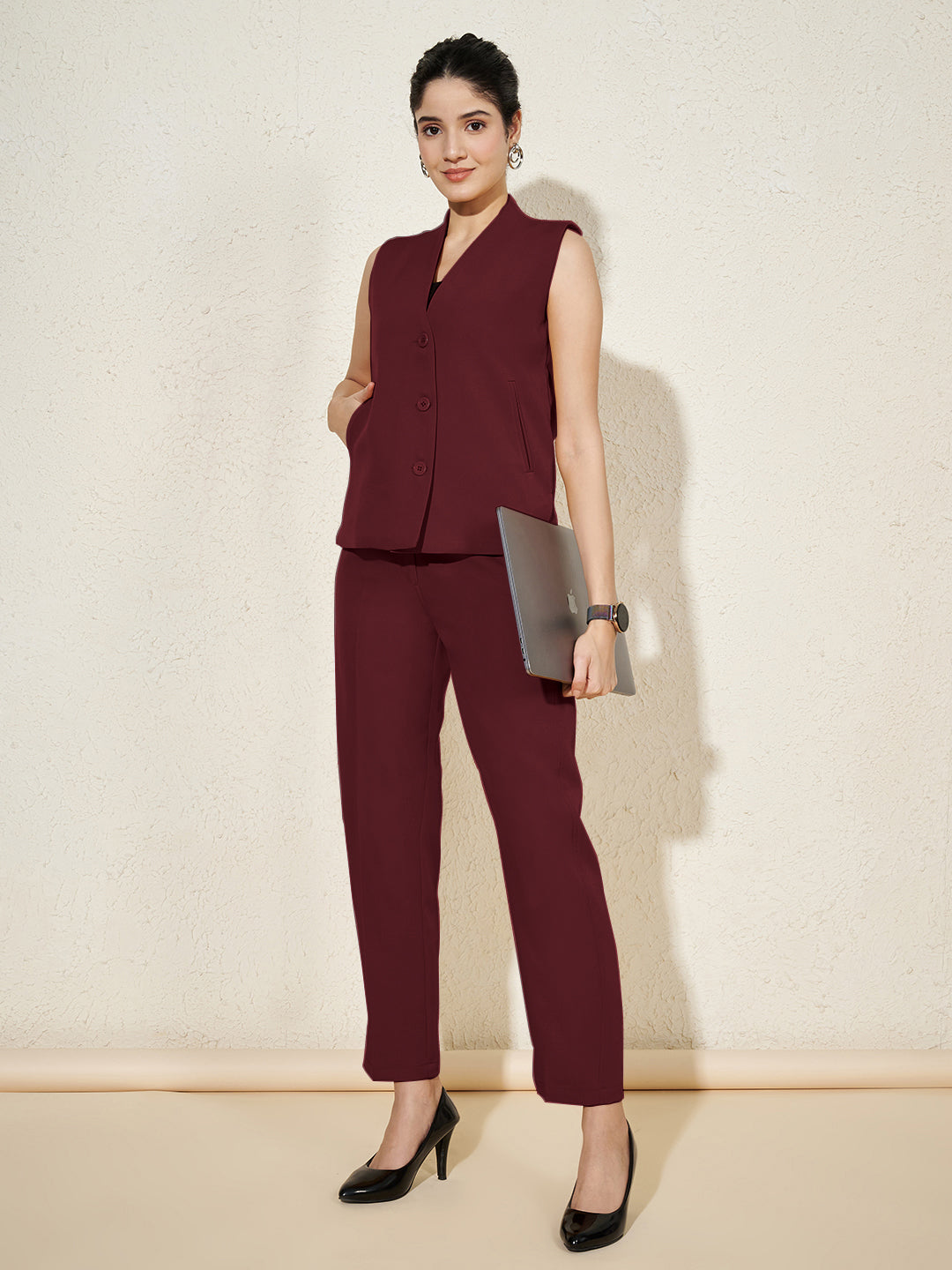 V Neck Waistcoat