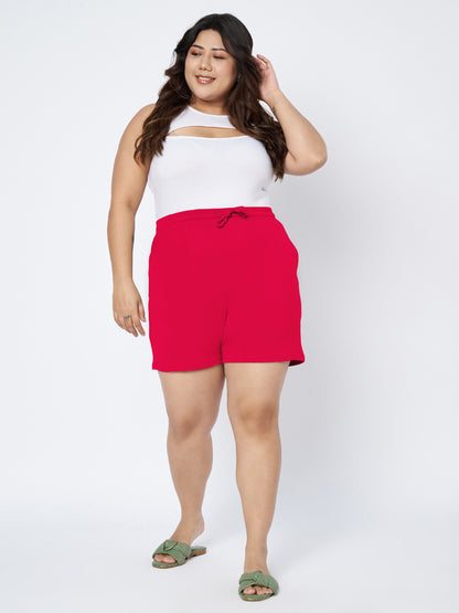 Plus Size Cotton Shorts