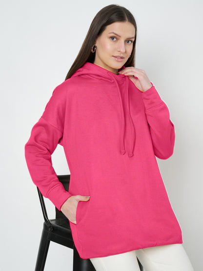 Hooded Longline Sweatshirt