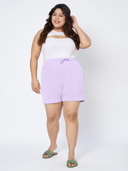 Plus Size Cotton Shorts