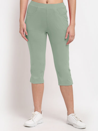 Pure Cotton Capris