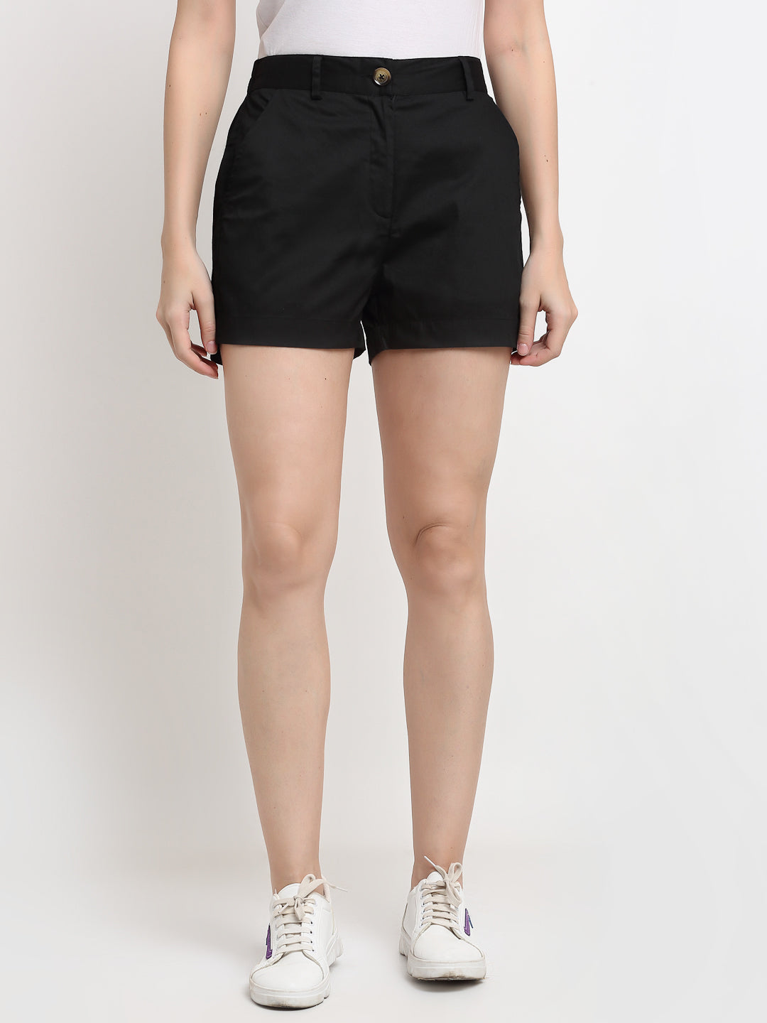 Solid Regular Shorts