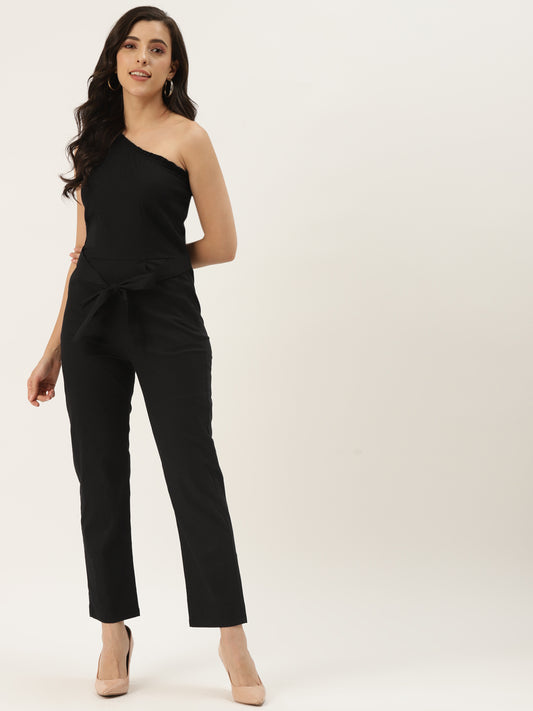 One-Shoulder Basic Jumpsuit