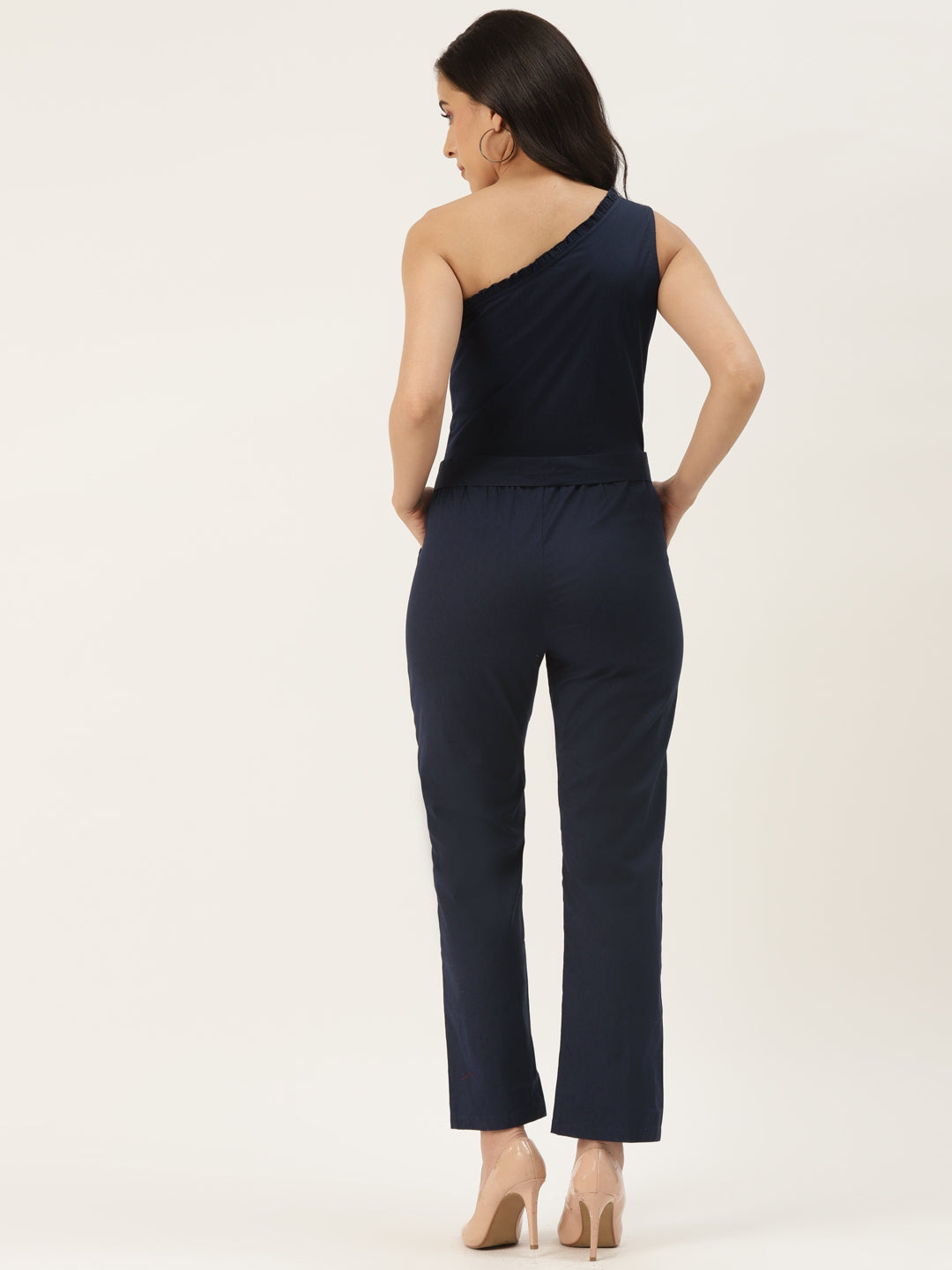 One-Shoulder Basic Jumpsuit