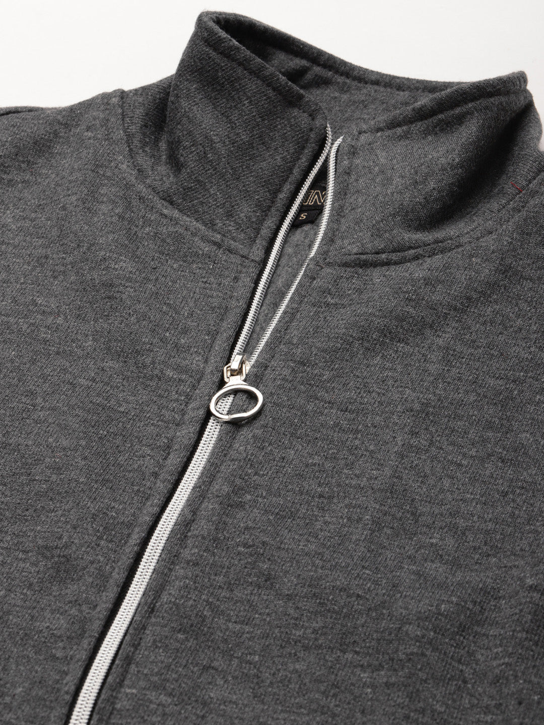 Solid Tailored Sleeveless Fleece Jacket