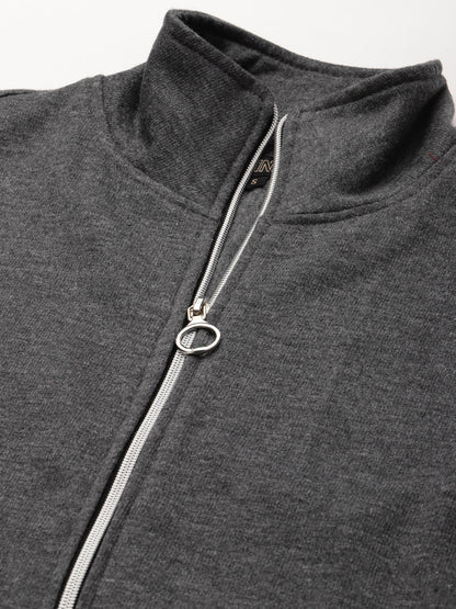 Solid Tailored Sleeveless Fleece Jacket
