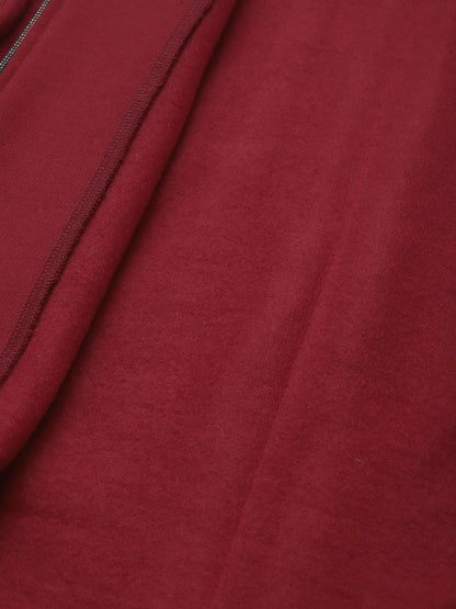 Solid Tailored Sleeveless Fleece Jacket