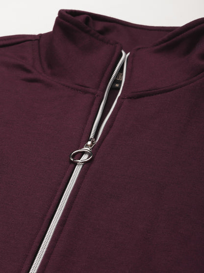 Solid Tailored Sleeveless Fleece Jacket