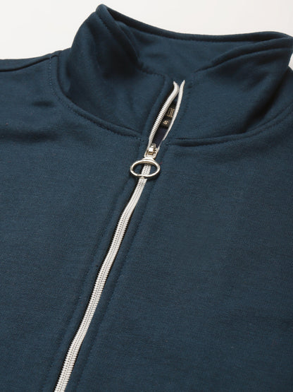 Solid Tailored Sleeveless Fleece Jacket