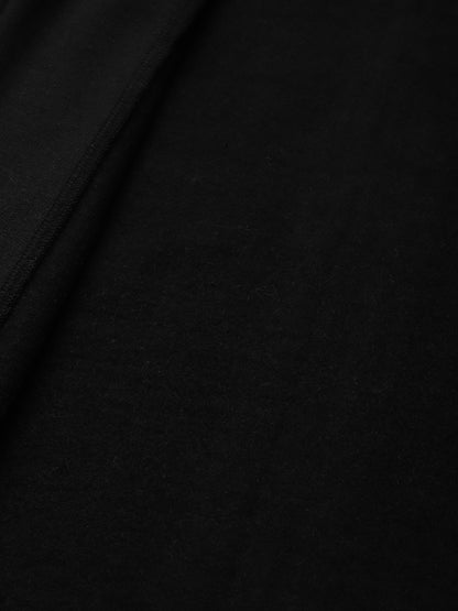 Solid Fleece-Lined Zip-Closure Hooded Sweatshirt with Pockets