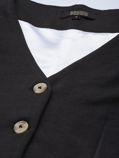 V-Neck Fleece Waistcoat
