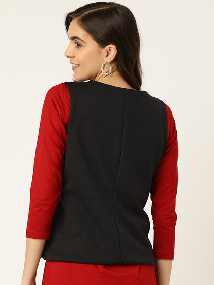 V-Neck Fleece Waistcoat