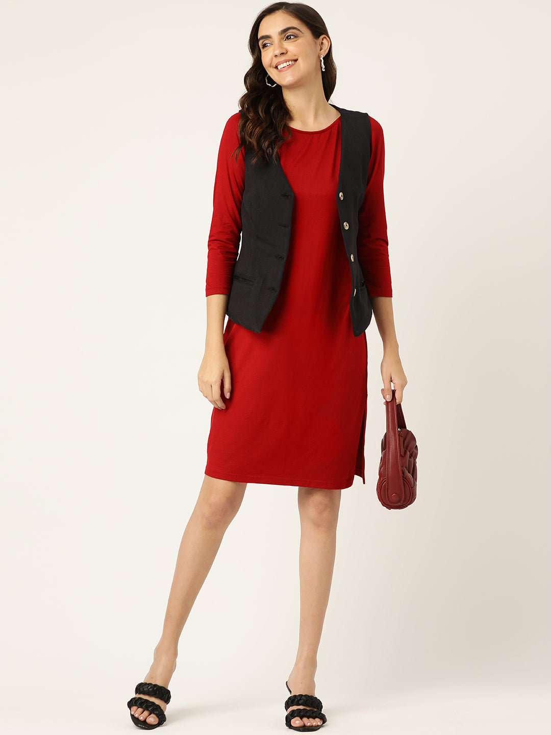 V-Neck Fleece Waistcoat