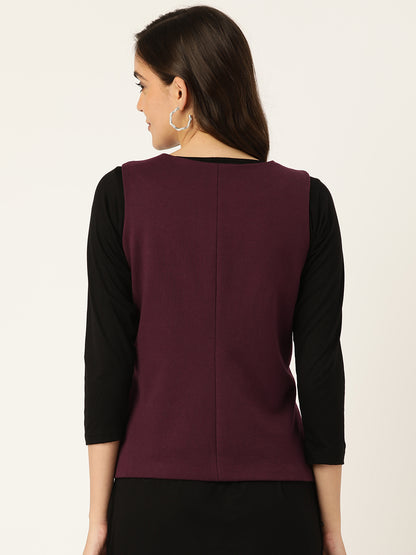 V-Neck Fleece Waistcoat
