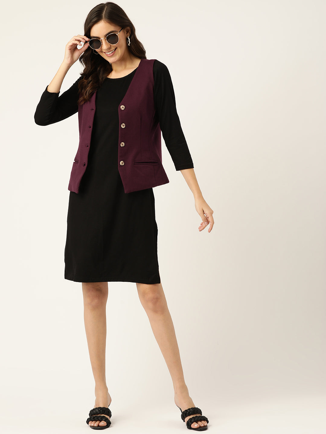 V-Neck Fleece Waistcoat