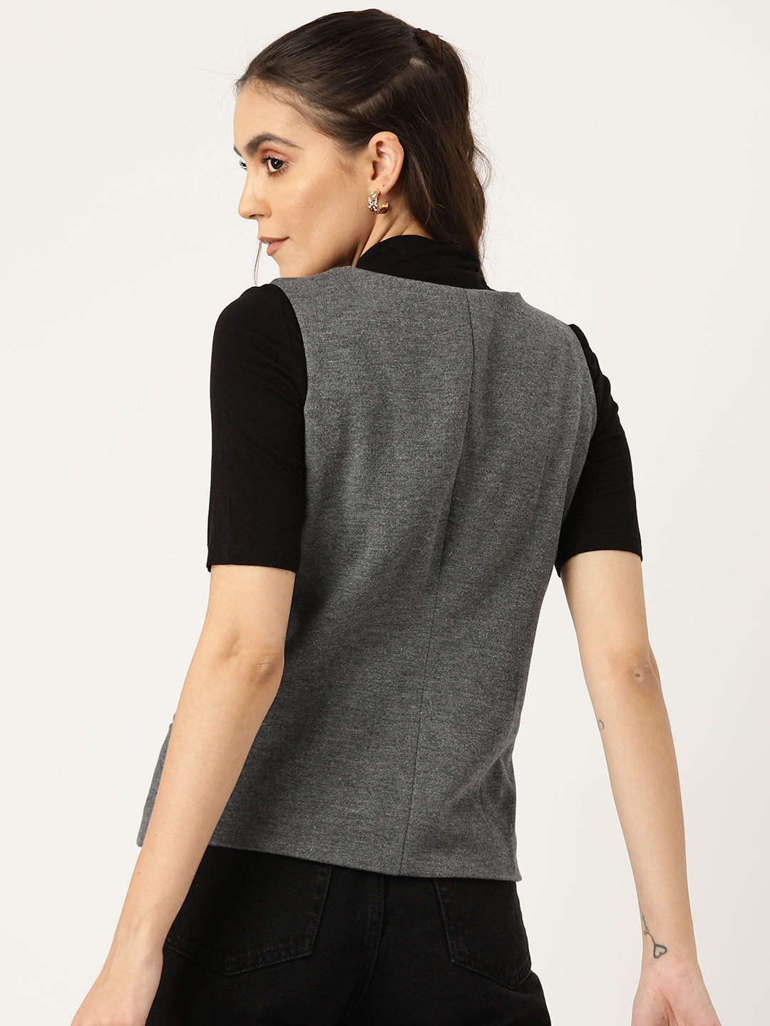 V-Neck Fleece Waistcoat