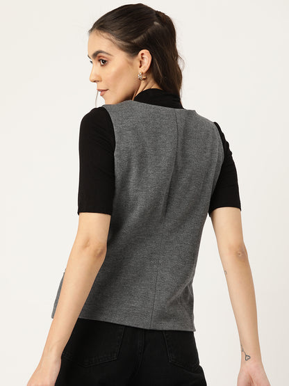 V-Neck Fleece Waistcoat