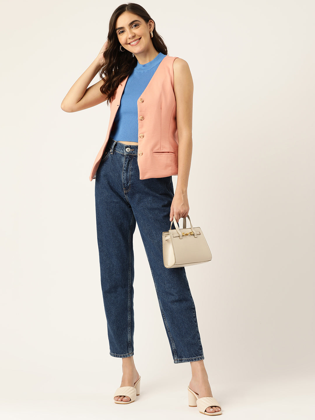 V-Neck Fleece Waistcoat