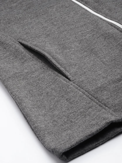 Henley Collar Sleeveless Fleece Zip Detail Tailored Jacket
