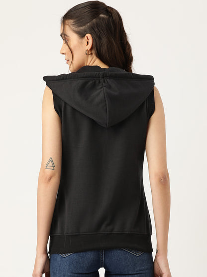 Sleeveless Hooded Sweatshirt