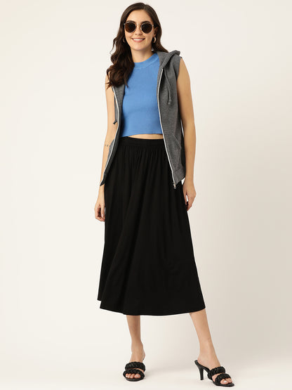 Sleeveless Hooded Sweatshirt