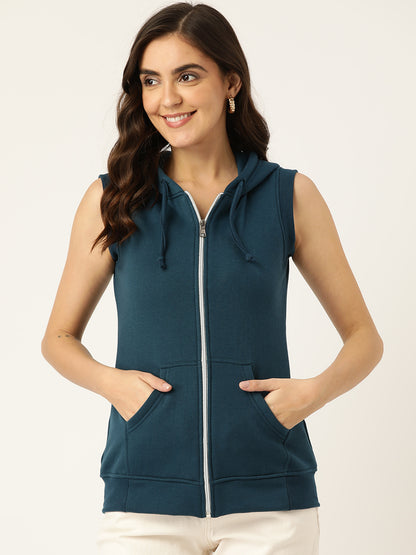 Sleeveless Hooded Sweatshirt